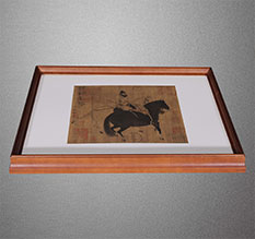 甘孜书画装裱配框服务案例